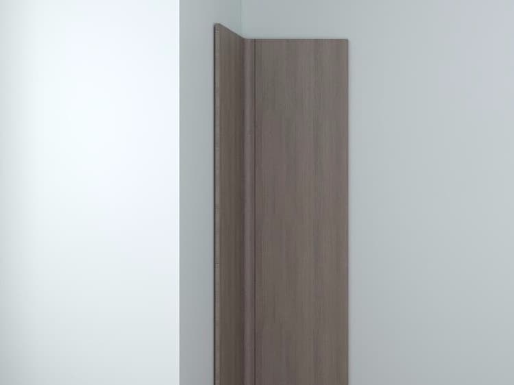 Rounded corner wall panel