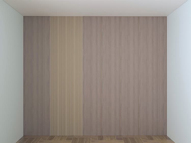 Standard flat grid wall panel 8B