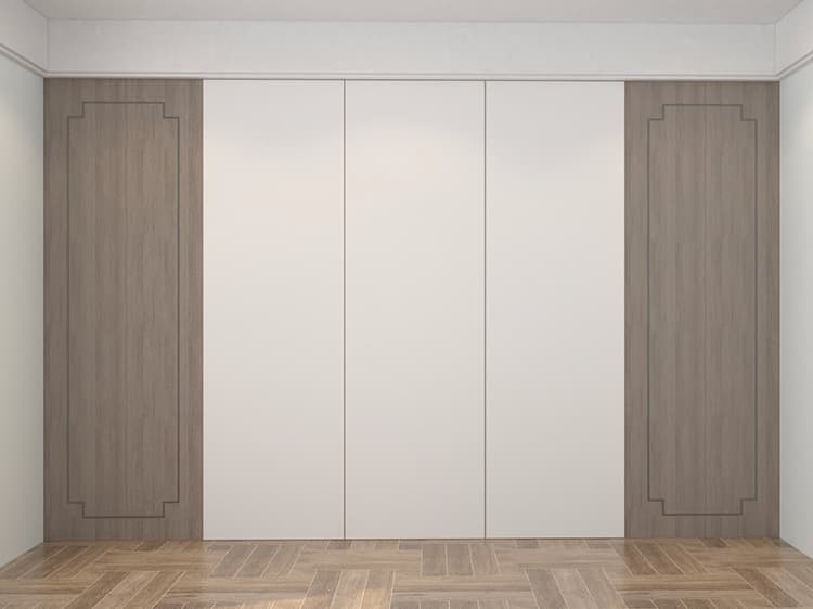 Shaped flat wall panel 4