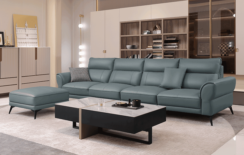 Big white bear, big brown bear, big black bear leather sofa