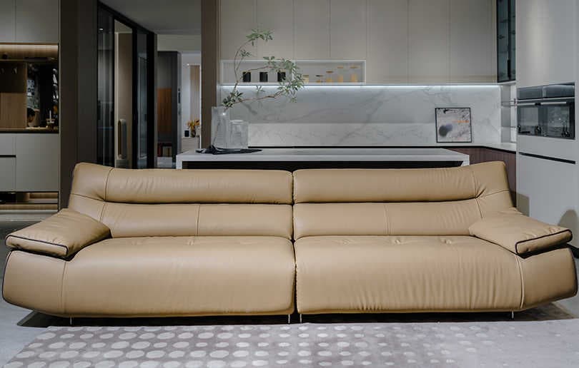 Qisi Leather Sofa