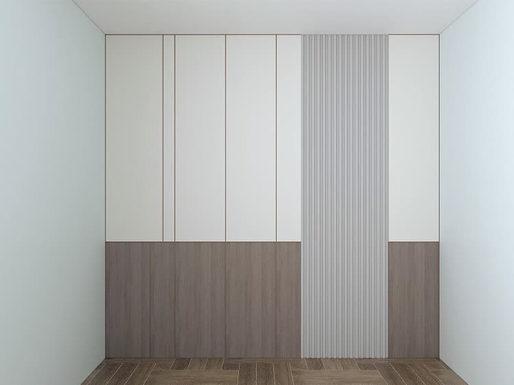 Standard flat grid wall panel 2C