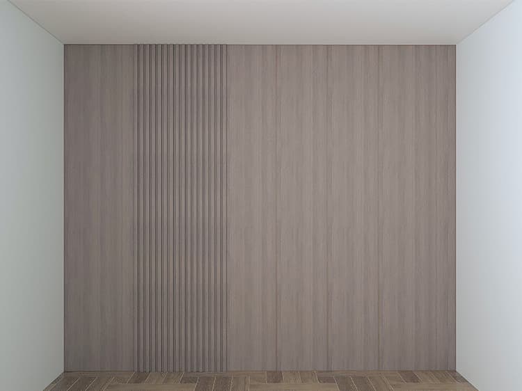 Standard flat grid wall panel 8A