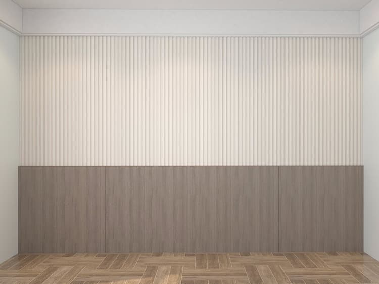 Flat grid staggered wall panel 3A