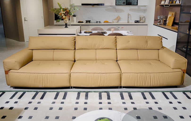 West Coast leather sofa